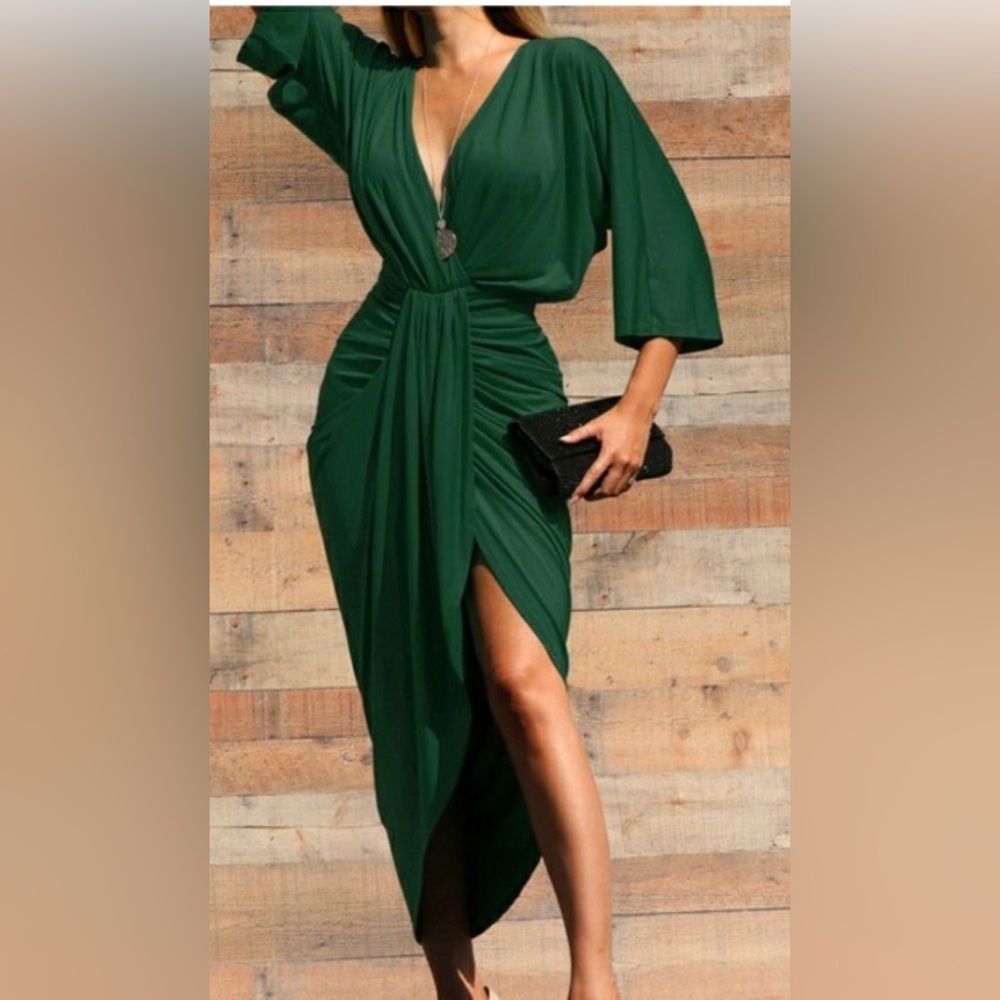 Elegant Green Women's Dress